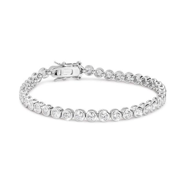 Bezel Tennis Bracelet