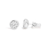 Bezel Studs Earrings