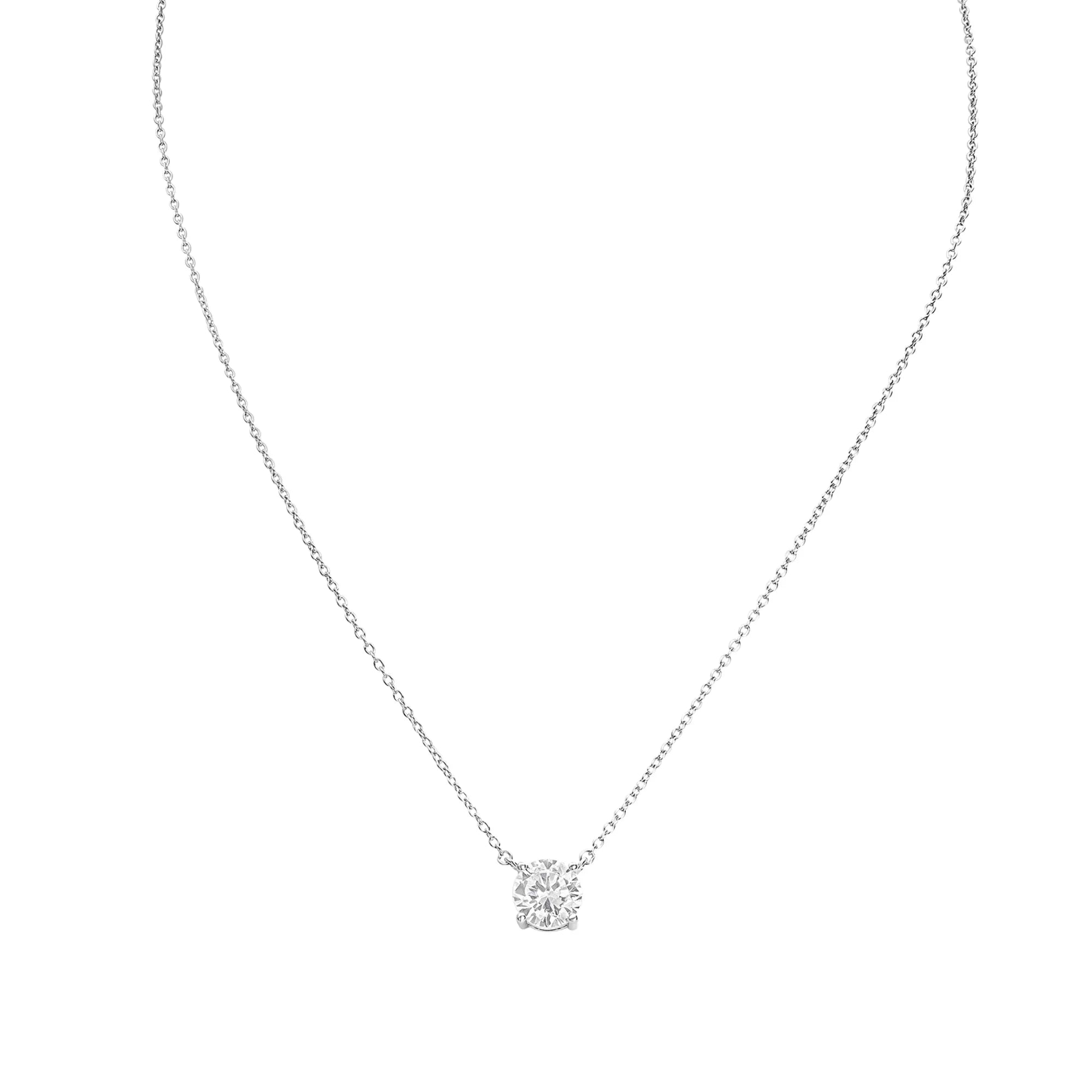 Solitaire Stud Necklace