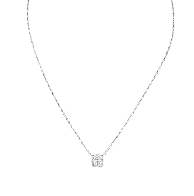 Solitaire Stud Necklace