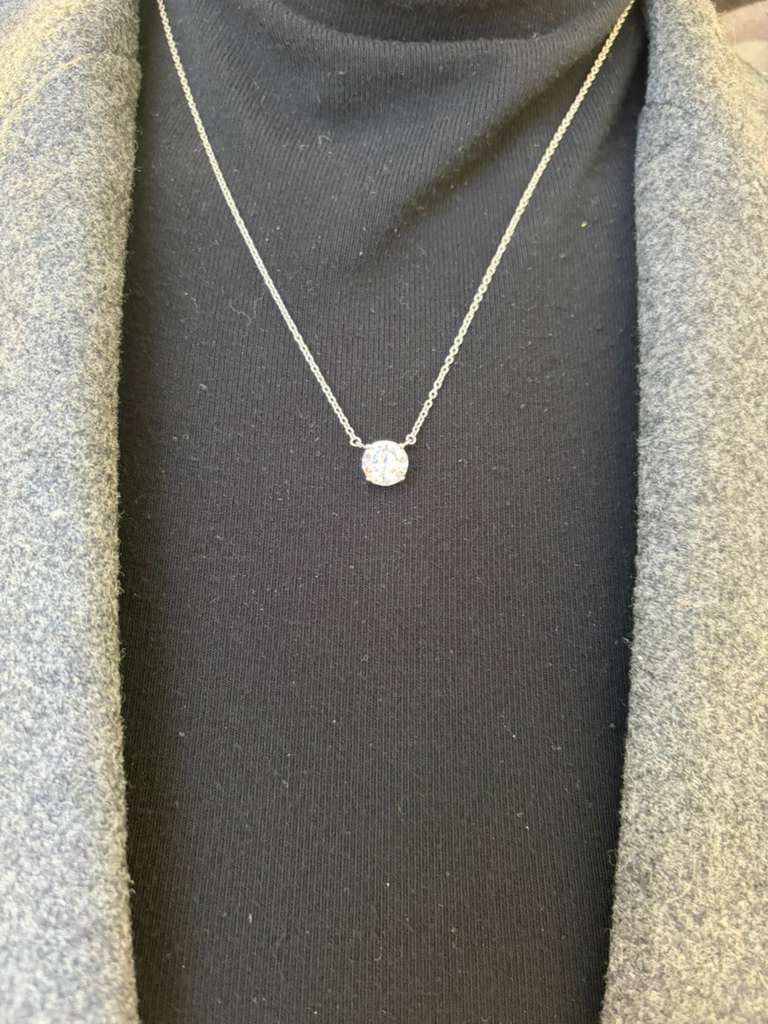 Solitaire Stud Necklace